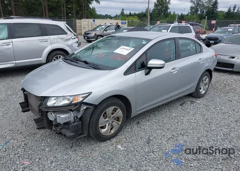 2015 Honda Civic Lx z USA, uszkodzony, nr VIN 19XFB2F52FE227385